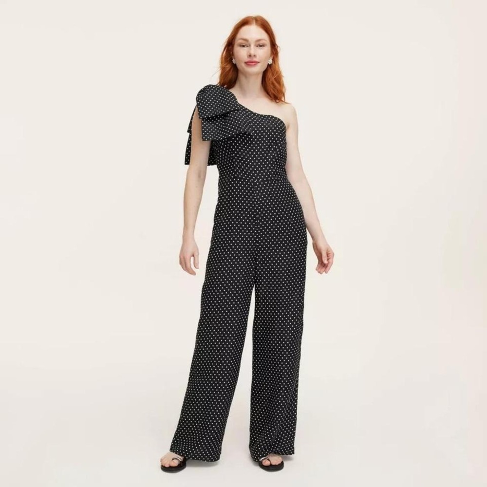 New! Kate Spade, Target Size 6 Mini Polka Dot Jumpsuit Black/White (S/Small) NWT